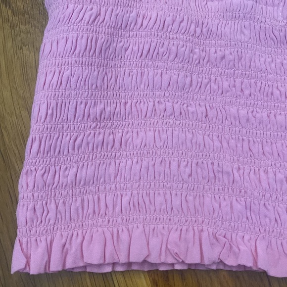 Katie J NYC Girls Pink Ruffled Top Size L - Picture 5 of 6